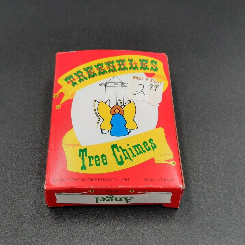 Vintage Treenkles 1984 Beachcombers Angel Tree Chimes Porcelain Decoration - Picture 6 of 7
